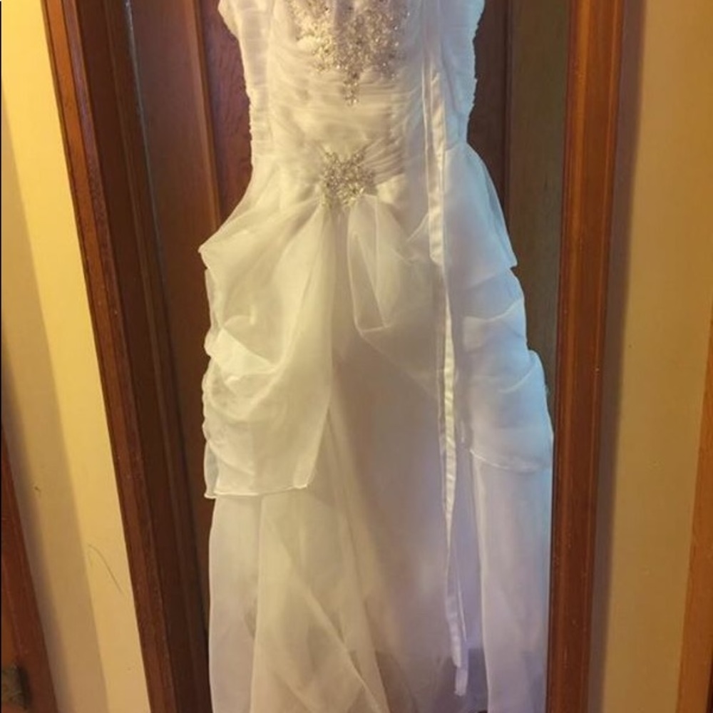 organza Wedding dress size 8